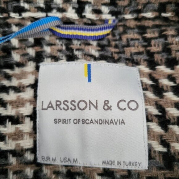 Brown Plaid  Tweed Overshirt Shacket New Men's Sz Medium - Picture 6 of 9